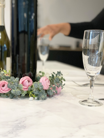 8102 Pink Floral Centerpiece