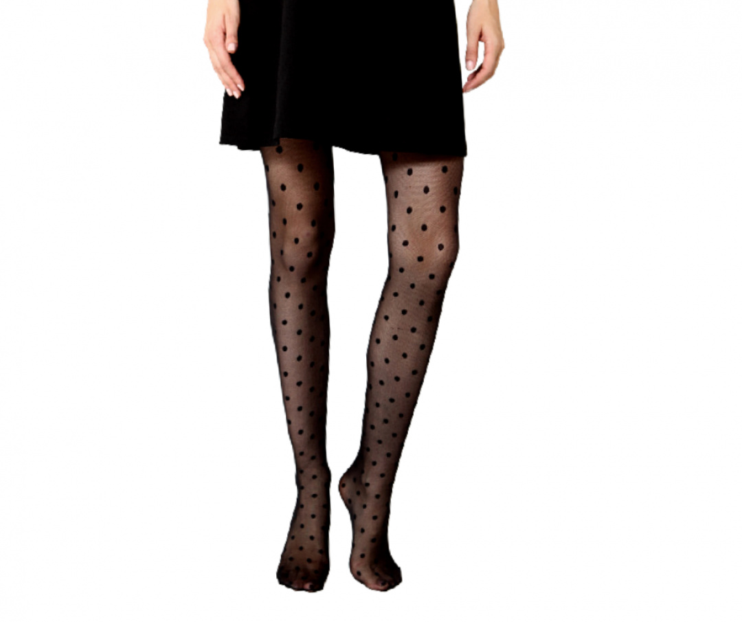 Asos Collection 40 Denier Tights With Heart Over The Knee Design