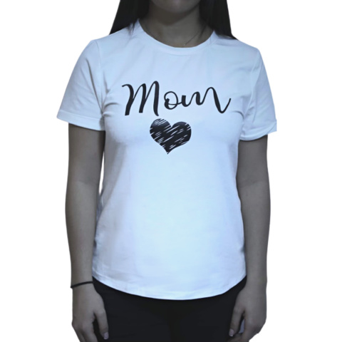 Front Heart Maternity T-Shirt
