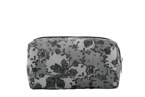 Lace makeup bag