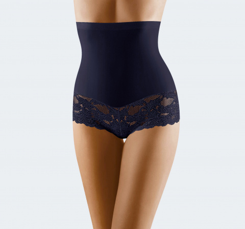 4018 MARIUS black high waist panties with front lace 2 gilsa