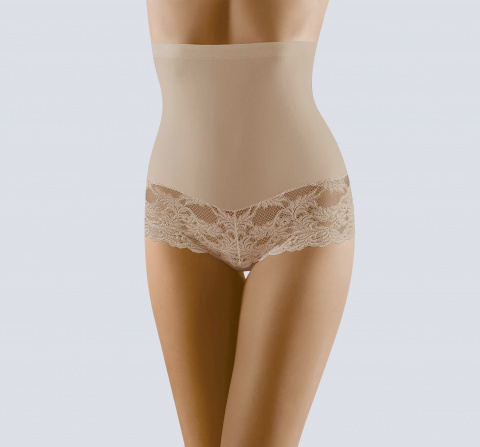 4018 MARIUS beige high waist panties with front lace 2 gilsa