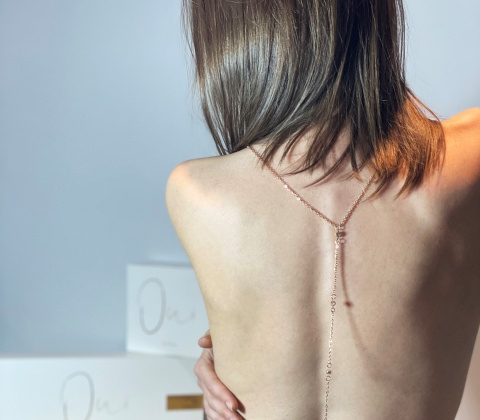 Back necklace - Accessory for a bare back