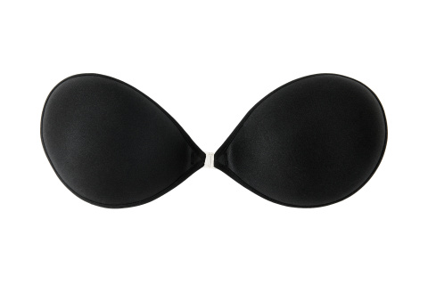 Ultra light black self-adhesive bra