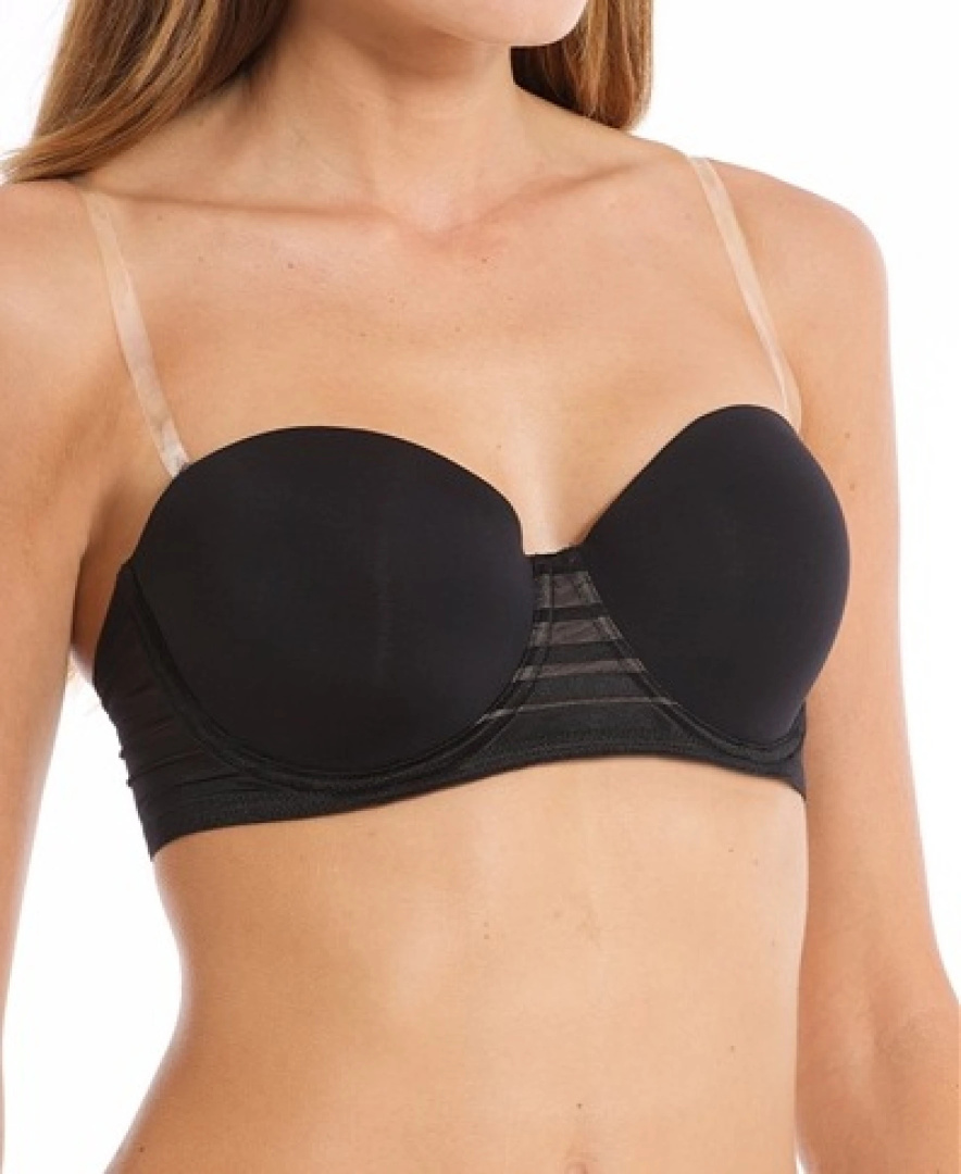 Glus Women's Silicon Transparent bra straps, clear bra strap, removable  straps,Color- Transparent,Size: Free(Pack Of 6)